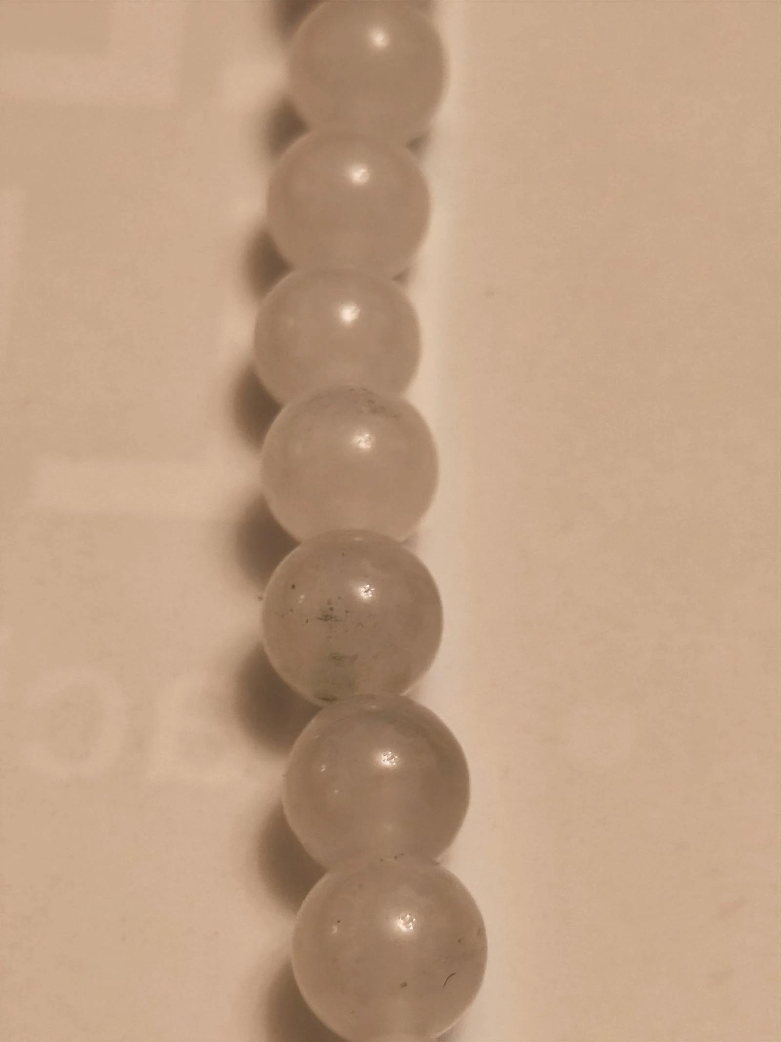 Necklace of light agates with 80 centimeters – photo 7